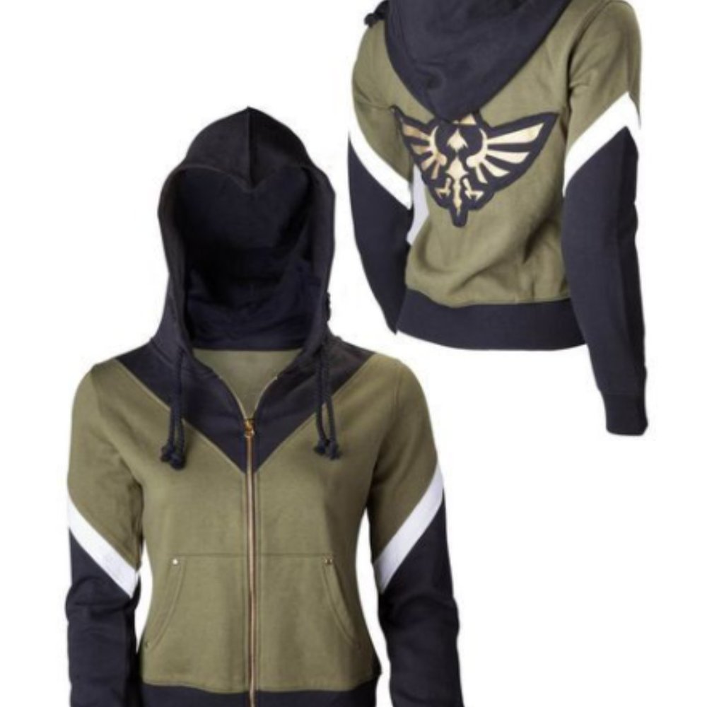 The Legend of Zelda Cosplay Hoodie Zippered Jacket